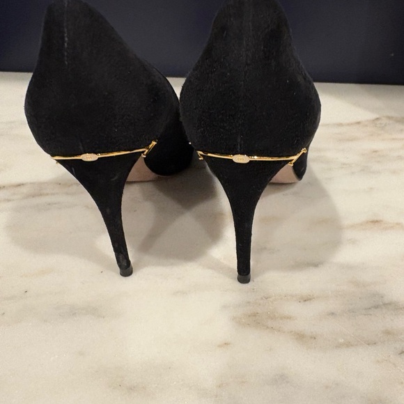 Gucci Black Suede Pointed Heels - Picture 3 of 8